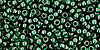 TOHO Round 11/0 Tube 2.5" : Transparent Green Emerald