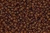 TOHO Round 11/0 Tube 2.5" : Transparent Frosted Smoky Topaz