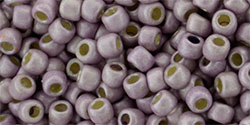 TOHO Round 11/0 Tube 5.5" : PermaFinish - Matte Galvanized Lilac