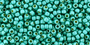 TOHO Round 11/0 : PermaFinish - Frosted Galvanized Turquoise