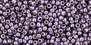 TOHO Round 11/0 Tube 2.5" : Permafinish - Galvanized Pale Lilac