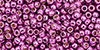 TOHO Round 11/0 Tube 2.5" : PermaFinish - Galvanized Sugar Plum
