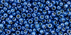 TOHO Round 11/0 : PermaFinish - Galvanized Denim Blue