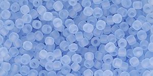 TOHO Round 11/0 : RE-Glass -  Matte Transparent Blue