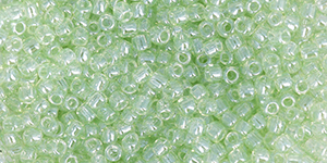 TOHO Round 11/0 Tube 2.5" : RE-Glass - Luster Green