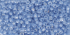 TOHO Round 11/0 Tube 2.5" : RE-Glass - Luster Blue