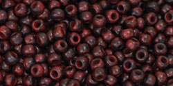 TOHO Round 11/0 : HYBRID Pepper Red - Picasso