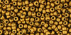 TOHO Round 11/0 Tube 2.5" : HYBRID Galvanized Goldenrod