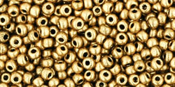TOHO Round 11/0 : HYBRID Galvanized Flax