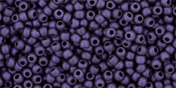 TOHO Round 11/0 Tube 2.5" : HYBRID Metallic Suede - Purple