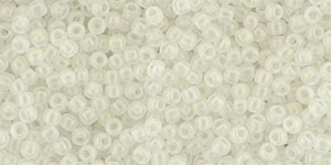 TOHO Round 11/0 Tube 5.5" : HYBRID Sueded Gold Crystal