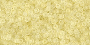 TOHO Round 11/0 Tube 2.5" : HYBRID Lt Sueded Gold Lt Lame'