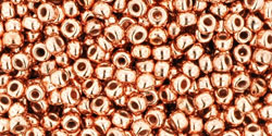 TOHO Round 11/0 : HYBRID Metallic Copper Penny