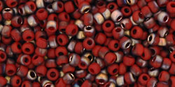 TOHO Round 11/0 : HYBRID Apollo - Frosted Pepper Red