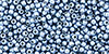 TOHO Round 11/0 Tube 2.5" : HYBRID ColorTrends: Metallic - Airy Blue