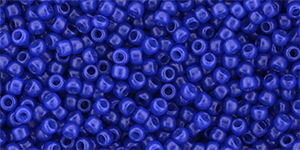 TOHO Round 11/0 Tube 2.5" : HYBRID ColorTrends: Milky - Lapis Blue