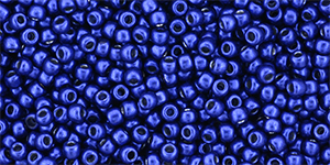 TOHO Round 11/0 Tube 2.5" : HYBRID ColorTrends: Metallic - Lapis Blue