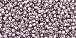 TOHO Round 15/0 Tube 2.5" : Silver-Lined Luster - Med Amethyst