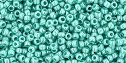 TOHO Round 15/0 Tube 2.5" : Opaque-Lustered Turquoise