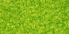 TOHO Round 15/0 Tube 2.5" : Transparent Lime Green