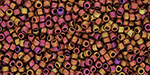 TOHO Round 15/0 : Higher-Metallic Frosted Copper Twilight