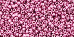 TOHO Round 15/0 Tube 2.5" : Galvanized Pink Lilac