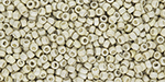 TOHO Round 15/0 : Galvanized Matte Aluminum