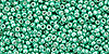 TOHO Round 15/0 Tube 2.5" : Galvanized Green Teal