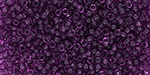 TOHO Round 15/0 : Transparent Med Amethyst