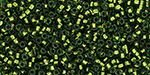 TOHO Round 15/0 : Copper-Lined Peridot