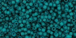 TOHO Round 15/0 Tube 2.5" : Transparent-Frosted Teal