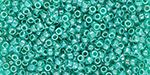 TOHO Round 15/0 Tube 2.5" : Ceylon Lt Sea Green