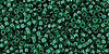 TOHO Round 15/0 : Transparent Green Emerald