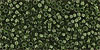 TOHO Round 15/0 Tube 2.5" : Transparent Olivine