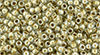 TOHO Round 15/0 Tube 2.5" : Gold-Lined Crystal