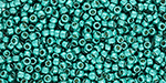 TOHO Round 15/0 : PermaFinish - Frosted Galvanized Turquoise