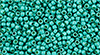 TOHO Round 15/0 Tube 2.5" : PermaFinish - Frosted Galvanized Turquoise