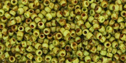 TOHO Round 15/0 : HYBRID Sour Apple - Picasso