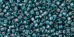 TOHO Treasure #1 Tube 2.5" : Transparent Teal Luster