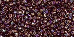 TOHO Treasure #1 Tube 2.5" : Transparent Garnet Rainbow