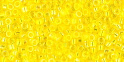 TOHO Treasure #1 Tube 2.5" : Transparent Lemon Rainbow