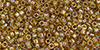 TOHO Treasure #1 Gold-Lined Lt Topaz Rainbow