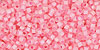 TOHO Treasure #1 Tube 2.5" : Neon Pink-Lined Crystal