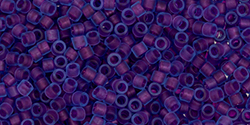 TOHO Treasure #1 Frosted Royal Purple-Lined Aqua