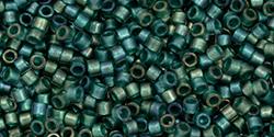 TOHO Treasure #1 Tube 2.5" : Teal-Lined Crystal