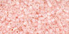 TOHO Treasure #1 Tube 2.5" : Soft Pink-Lined Crystal Luster