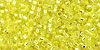 TOHO Treasure #1 Tube 2.5" : Transparent Silver-Lined Lemon