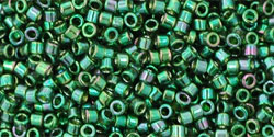 TOHO Treasure #1 Tube 2.5" : Emerald Gold Luster