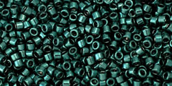 TOHO Treasure #1 Tube 2.5" : Galvanized Teal Hematite