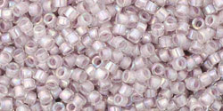 TOHO Treasure #1 Tube 2.5" : Pale Lavender-Lined Crystal Rainbow